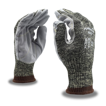 Cordova Power-Cor Max, Aramid/Steel/Cotton, Split, Pigskin, A5 Cut Gloves, M, PR 3737M